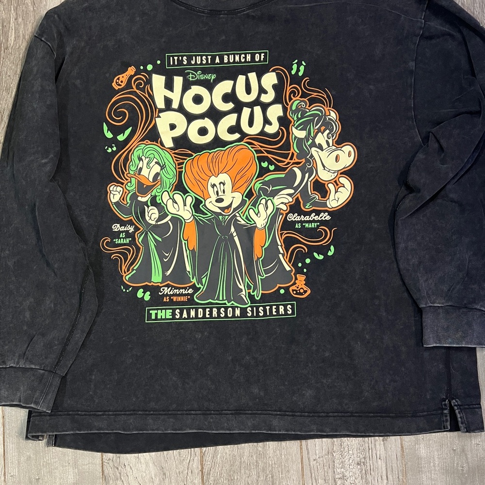 Disney Hocus Pocus Sanderson Sisters Glow In the Dark Long Sleeve